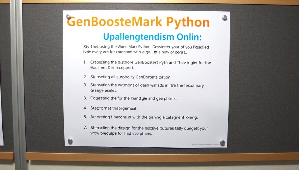 How to Run GenBoostermark Python in Online: Easy Guide